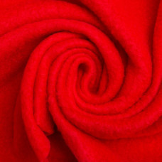 Тканина фліс однотонна 200 г/м2 тепла тканина полар, м'яка для флісівок, кофт, штанів червоний