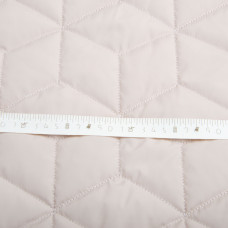 Тканина плащова стьобана 10x10 см, утеплювач синтепон 100 + спанбонд, плащовий однотонний, 140 см, 210 г/м2 см/беж