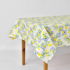 Скатертина з водовідштовхувальним просоченням IDEIA 140х170 см бавовна лимон