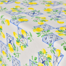 Скатертина з водовідштовхувальним просоченням IDEIA 140х170 см бавовна лимон