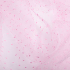 Тканина органза напівпрозора 25 г/м2 145 см легка для платтів, декору, вечірніх і карнавальних костюмів рожева