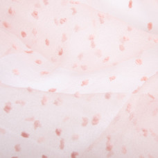 Тканина органза напівпрозора 25 г/м2 145 см легка для платтів, декору, вечірніх і карнавальних костюмів пудра