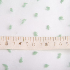 Тканина органза напівпрозора 25 г/м2 145 см легка для платтів, декору, вечірніх і карнавальних костюмів м'ята