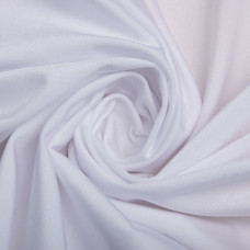 Тканина трикотаж Біфлекс 200 г/м2 стрейчева еластична блискуча для купальників і спортивного одягу біла