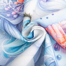 Тканина декоративна бавовна скатертина 150 см 230 г/м2 для скатертин, штор, декору, новорічний, різдвяний принт