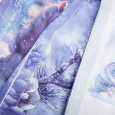 Тканина декоративна бавовна скатертина 150 см 230 г/м2 для скатертин, штор, декору, новорічний, різдвяний принт