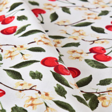 Скатертина з водовідштовхувальним просоченням IDEIA 140х170 см бавовна вишня