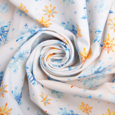 Тканина декоративна бавовна скатертина 150 см 230 г/м2 для скатертин, штор, декору. новорічний, різдвяний принт