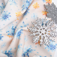 Тканина декоративна бавовна скатертина 150 см 230 г/м2 для скатертин, штор, декору. новорічний, різдвяний принт