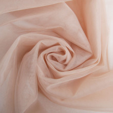 Тканина фатин євро 300 см 15 г/м2 легка декоративна для суконь, костюмів, декору V-H103 темний лате