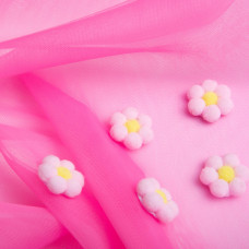 Тканина фатин євро 300 см 15 г/м2 легка декоративна для суконь, костюмів, декору V-H12 рожевий