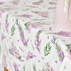 Скатертина з водовідштовхувальним просоченням IDEIA 140х170 см бавовна лаванда