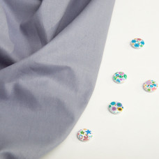 Тканина бязь ранфорс для постільної білизни, бавовна 130 гр/м2, 240 см V-48 ліловий