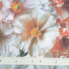 Тканина бязь ранфорс 5D для постільної білизни, бавовна 125 г/м2 240 см натуральна, постільна тканина, тканина для простирадл