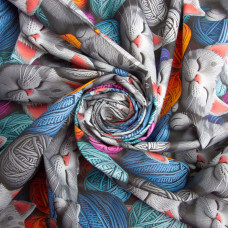 Тканина бязь ранфорс 5D для постільної білизни, бавовна 125 г/м2 240 см натуральна, постільна тканина, тканина для простирадл