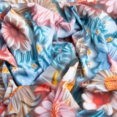 Тканина бязь ранфорс 5D для постільної білизни, бавовна 125 г/м2 240 см натуральна, постільна тканина, тканина для простирадл