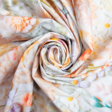 Тканина бязь ранфорс 5D для постільної білизни, бавовна 125 г/м2 240 см натуральна, постільна тканина, тканина для простирадл