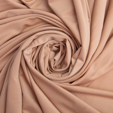 Тканина трикотаж однотонний мікрокра 200 г/м2 150 см, тканина для суконь, лосин, футболок, спортивного одягу т/беж