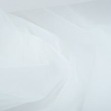 Тканина фатин євро 300 см 15 г/м2 легка декоративна для суконь, костюмів, декору V-H3 св/молоко