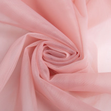 Тканина фатин євро 300 см 15 г/м2 легка декоративна для суконь, костюмів, декору No9/F пудра