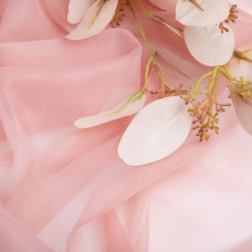 Тканина фатин євро 300 см 15 г/м2 легка декоративна для суконь, костюмів, декору No9/F пудра