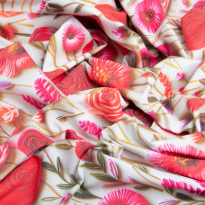 Тканина бязь ранфорс 5D для постільної білизни, бавовна 125 г/м2 240 см натуральна, постільна тканина, тканина для простирадл