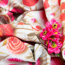 Тканина бязь ранфорс 5D для постільної білизни, бавовна 125 г/м2 240 см натуральна, постільна тканина, тканина для простирадл