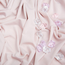 Тканина трикотаж олія Саманта 185 г/м2 150 см легка еластична стрейчева пудра