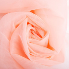 Тканина фатин євро 300 см 15 г/м2 легка декоративна для суконь, костюмів, декору V-H65 ніжний персик