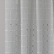 Тканина тюль рогожка Белуно 300 см 155 г/м2, тюлева тканина, тканина для тюлю, вуаль, гардини, гардинна тканина V-06 сіра