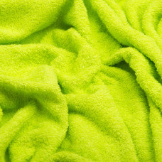 Махрове полотно бавовняне 430 г/м2, махра, бавовна, тканина полотінкова, для халатів, махрова, натуральна неон салат