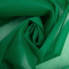 Тканина фатин євро 300 см 15 г/м2 легка декоративна для суконь, костюмів, декору V-H34 смарагд