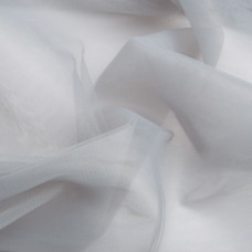 Тканина фатин євро 300 см 15 г/м2 легка декоративна для суконь, костюмів, декору V-H119 попіл
