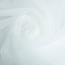 Тканина фатин євро 300 см 15 г/м2 легка декоративна для суконь, костюмів, декору V-H2 молоко