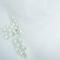 Тканина фатин євро 300 см 15 г/м2 легка декоративна для суконь, костюмів, декору V-H2 молоко