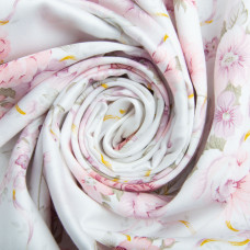 Тканина сатин для постільної білизни, пл 130 г/м2 210 ТС, бавовна, 240 см 23615 v-101 Троянда рожева