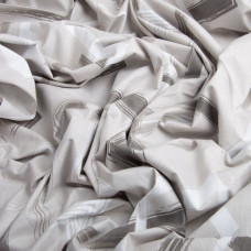 Тканина бязь ранфорс для постільної білизни, бавовна, 130 г/м2, 240 см 5,28951/47 Графіка беж