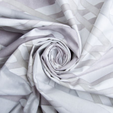 Тканина бязь ранфорс для постільної білизни, бавовна, 130 г/м2, 240 см 8.28909/4 Ромб сіра