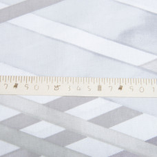 Тканина бязь ранфорс для постільної білизни, бавовна, 130 г/м2, 240 см 8.28909/4 Ромб сіра