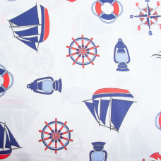 Тканина бязь ранфорс для постільної білизни, бавовна, 130 г/м2, 240 см 25070868/1 Вітрильник