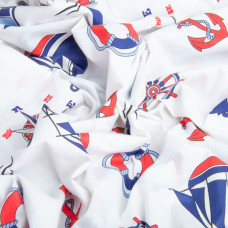 Тканина бязь ранфорс для постільної білизни, бавовна, 130 г/м2, 240 см 25070868/1 Вітрильник