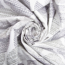 Тканина бязь ранфорс для постільної білизни, бавовна, 130 гр/м2, 240 см 10.29915/28 Половинки сірі