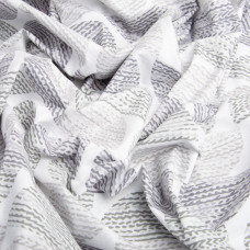 Тканина бязь ранфорс для постільної білизни, бавовна, 130 гр/м2, 240 см 10.29915/28 Половинки сірі