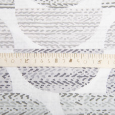 Тканина бязь ранфорс для постільної білизни, бавовна, 130 гр/м2, 240 см 10.29915/28 Половинки сірі