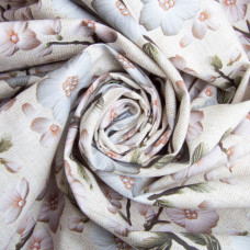 Тканина бязь ранфорс 5D для постільної білизни, бавовна 125 г/м2 240 см натуральна, постільна тканина, тканина для простирадл