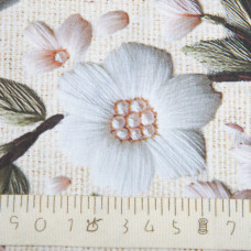 Тканина бязь ранфорс 5D для постільної білизни, бавовна 125 г/м2 240 см натуральна, постільна тканина, тканина для простирадл