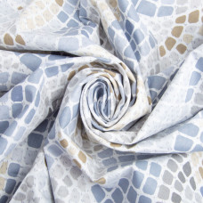 Тканина бязь ранфорс для постільної білизни, бавовна, 130 гр/м2, 240 см 12.29922/3 Мозаїка сіра