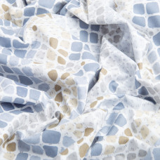 Тканина бязь ранфорс для постільної білизни, бавовна, 130 гр/м2, 240 см 12.29922/3 Мозаїка сіра