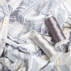 Тканина бязь ранфорс для постільної білизни, бавовна, 130 гр/м2, 240 см 4.28642/4 Технополіс сіра