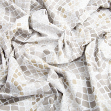 Тканина бязь ранфорс для постільної білизни, бавовна, 130 г/м2, 240 см 12.29922/12 Мозаїка беж